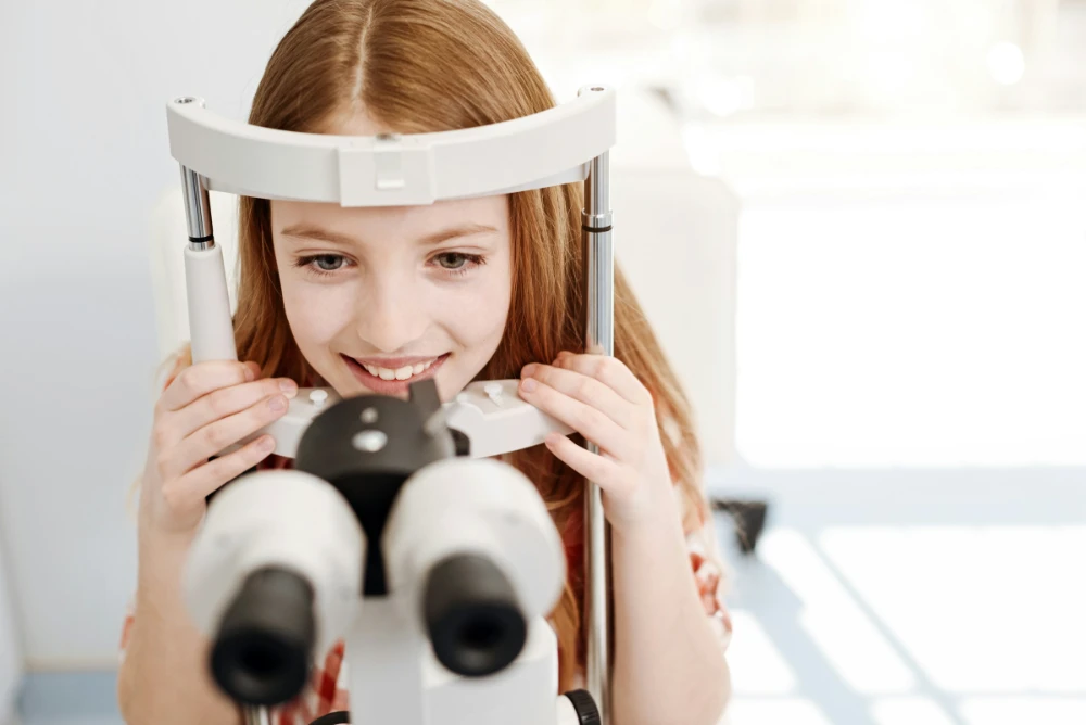 Specialist Eye Care Services - Young person having an eye test